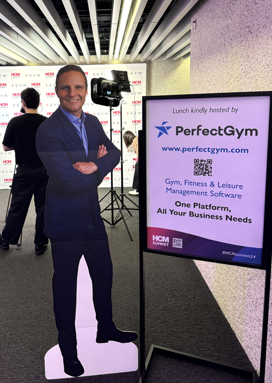 Lunch was hosted by Perfect Gym