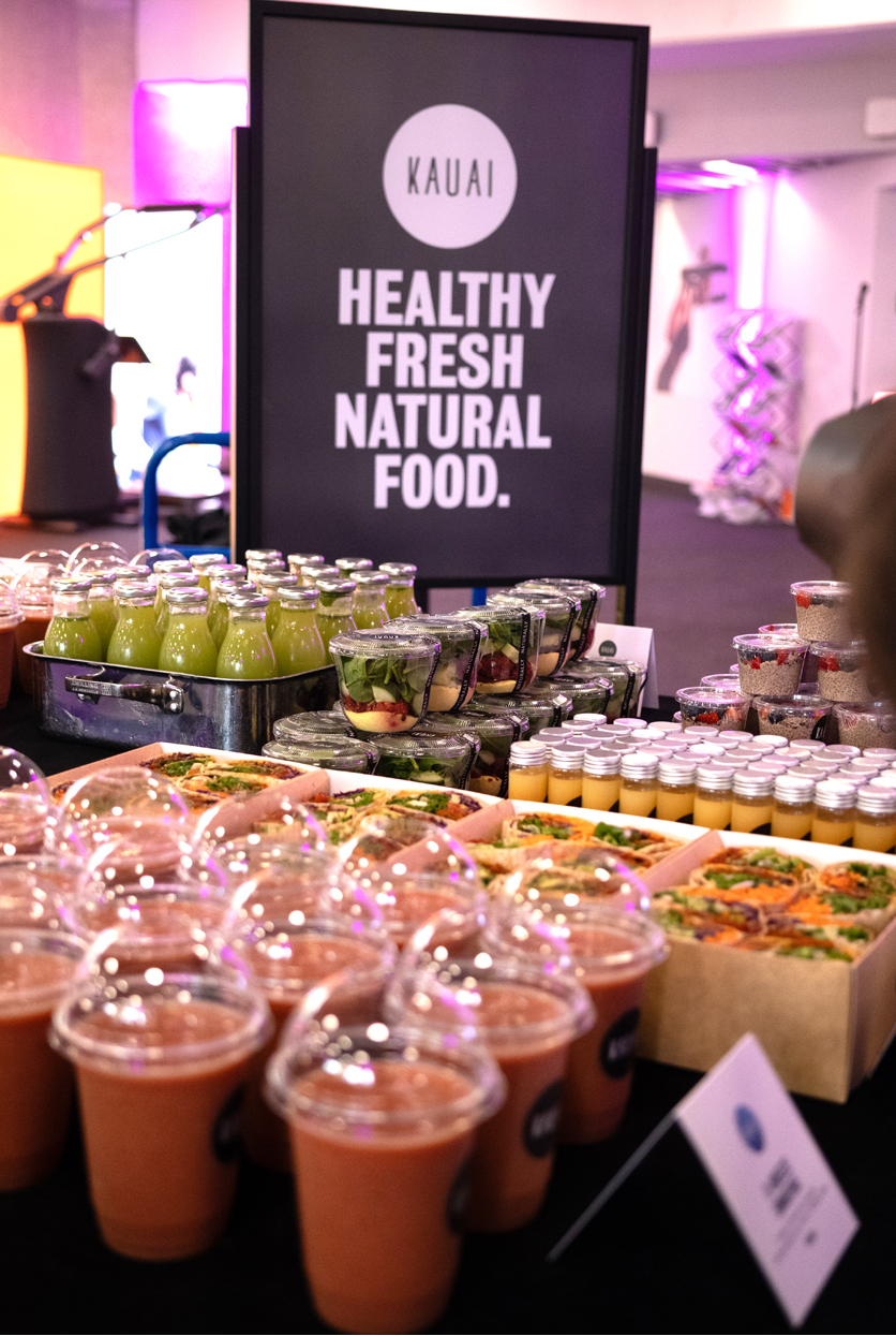 Virgin Active&rsquo;s Kauai catered for and hosted the morning break with a range of delicious healthy wraps, shakes, shots and smoothies